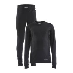 Craft Core Dry Baselayer Set Junior – Set strat de bază pentru copii - Negru