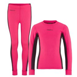 Craft Core Dry Baselayer Set Junior – Set strat de bază pentru copii - Roz