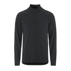 Craft Active Comfort LS HZ 2 – Bluză strat de bază cu fermoar scurt - Negru