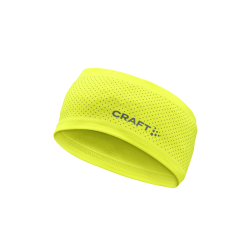Craft Lumen Fleece Headband 2 – Bentiță de antrenament reflectorizantă - Galben