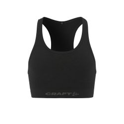 Craft Wool Seamless Bra W – Bustieră din lână merinos fără cusături - Negru