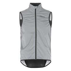 Craft ADV Essence Lumen Wind Vest – Vestă de ciclism anti-vânt reflectorizantă - Gri