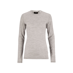 Craft Wool 95 LS CN W – Bluză strat de bază din lână merinos 95% - Gri