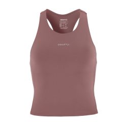 Craft Hypervent Cropped Pocket Singlet W – Top scurt de alergare cu buzunare - Mov