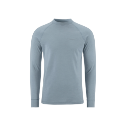 Craft Wool Comfort Rn LS – Bluză strat de bază cu lână, dublu strat - Gri