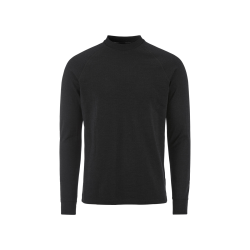 Craft Wool Comfort Rn LS – Bluză strat de bază cu lână, dublu strat - Negru