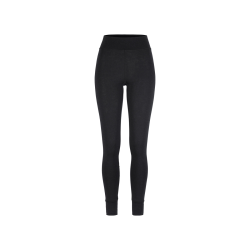 Craft Wool Comfort Pant W – Pantaloni strat de bază cu lână, dublu strat - Negru