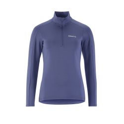 Craft Core Gain Midlayer W – Bluză strat intermediar cu fermoar scurt - Albastru (388000)