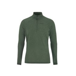 Craft ADV Subz Wool LS Tee 3 – Bluză de alergare cu merinos și fermoar scurt - Verde