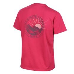 INOV8 Graphic Tee SS 2003 W – Tricou din bumbac organic cu imprimeu - Roz