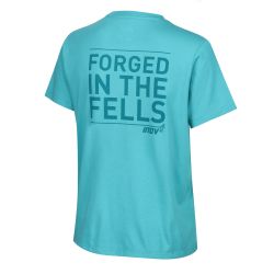 INOV8 Graphic Tee SS Forged W – Tricou din bumbac cu imprimeu - Verde