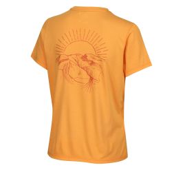 INOV8 Graphic Tee SS Skiddaw W – Tricou din bumbac cu imprimeu - Galben