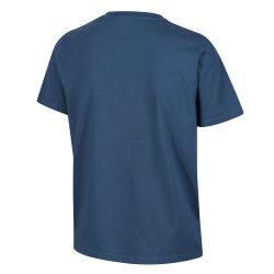 INOV8 Graphic Tee SS Ridge W – Tricou din bumbac organic cu imprimeu - Albastru