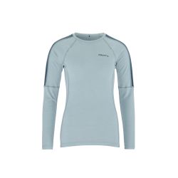 Craft ADV Wool Merino Rn LS W – Bluză strat de bază cu lână merinos - Albastru
