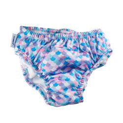 Finis - scutec inot reutilizabil - Swim Diaper Print - cu imprimeu - Solzi lavandă