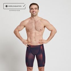Finis - costum concurs inot barbati - HydroX Jammer - Bleumarin / roșu