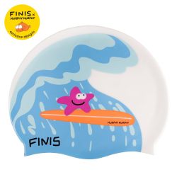 Finis - casca inot - Silicone Cap Print - cu imprimeu - Stea de mare pe surf