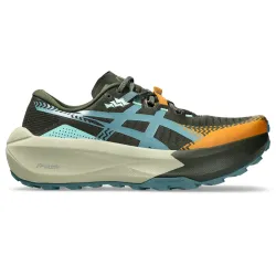 Pantofi alergare trail ASICS Trabuco Max 5 - kaki Vintage Khaki | Foggy Teal | amortizare maximă