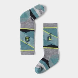 Șosete Merino schi Smartwool Gondola Games - gri Light Gray | Over-the-Calf | Full Cushion