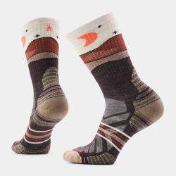 Șosete Merino Smartwool Lunar Trek - maro Chestnut | Crew | Full Cushion