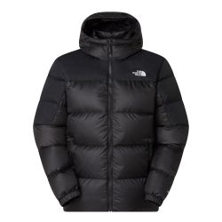 Geacă de puf The North Face Diablo Down 2.0 Hoodie pentru bărbați - negru Black Heather | Black | puf reciclat 700