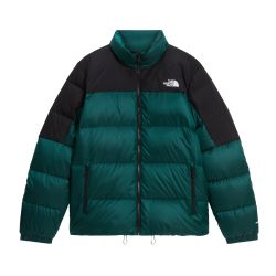 Geacă de puf The North Face Diablo Down 2.0 Jacket pentru bărbați - verde petrol Pacific Teal Black Heather | Black | puf reciclat 700