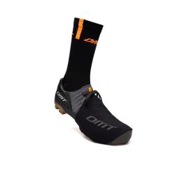 Huse pantofi ciclism DMT Toe Cap - negru/negru reflectorizant