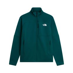 Polar The North Face Polartec Power Stretch Meteora Full Zip pentru bărbați - verde petrol Pacific Teal | Polartec Power Stretch