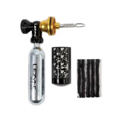 Kit reparație tubeless Lezyne Tubeless CO2 Blaster - Negru