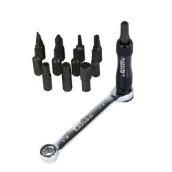 Cheie cu clichet Lezyne Ratchet Kit - Negru/Nichel