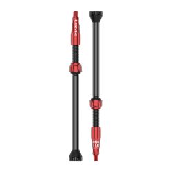 Valvă tubeless Lezyne CNC TLR Valve 80mm - roșu