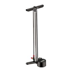 Pompă de podea Lezyne CNC Digital Drive 3.5 - argintiu lucios