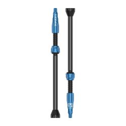 Valvă tubeless Lezyne CNC TLR Valve 80mm - albastru