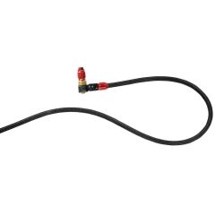 Furtun pompă Lezyne ABS-1 Pro Braided Floor Pump Hose - roșu