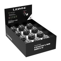 Lumină față Lezyne LED Femto USB Drive Box Set Front - Negru