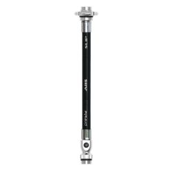 Furtun pompă de mână Lezyne ABS Flex Hose w/ Valve Core – Road - negru/argintiu