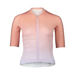 Tricou ciclism șosea POC Pristine Print Jersey W - Gradient Purple Quartz