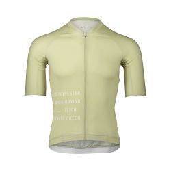 Tricou ciclism șosea POC Pristine Print Jersey - Prehnite Green