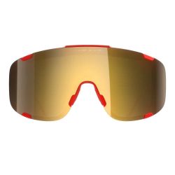 Ochelari ciclism POC Devour - Prismane Red/Clarity Road/Partly Sunny Gold