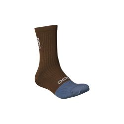 Șosete ciclism POC Flair Sock Mid - Jasper Brown/Calcite Blue