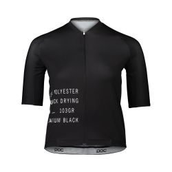 Tricou ciclism șosea POC Pristine Print Jersey W - Uranium Black