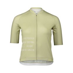 Tricou ciclism șosea POC Pristine Print Jersey W - Prehnite Green