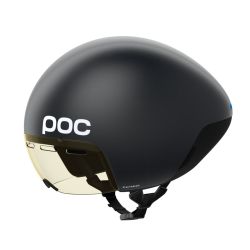 Cască aero ciclism șosea POC Cerebel - Uranium Black