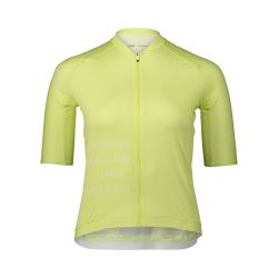 Tricou ciclism șosea POC Pristine Print Jersey W - Lemon Calcite