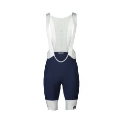 Pantaloni scurți ciclism cu bretele POC Raceday Bibshorts - Turmaline Navy / Hydrogen White