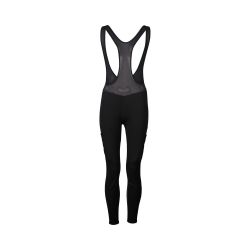 Pantaloni ciclism cu bretele POC Thermal Cargo Tights W - Uranium Black