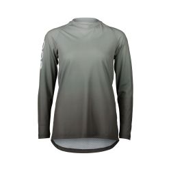 Tricou ciclism MTB POC Essential MTB Lite LS Jersey W - Gradient Sylvanite Grey