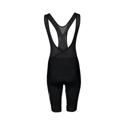 Pantaloni cu bretele cargo ciclism POC Essential Cargo Bib Shorts W - Uranium Black