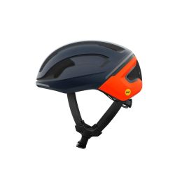 Cască ciclism șosea POC Omne Beacon MIPS - Apatite Navy Matt/Fluorescent Orange Matt