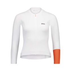 Tricou ciclism cu mânecă lungă POC Cadence L/S Jersey W - Hydrogen White
